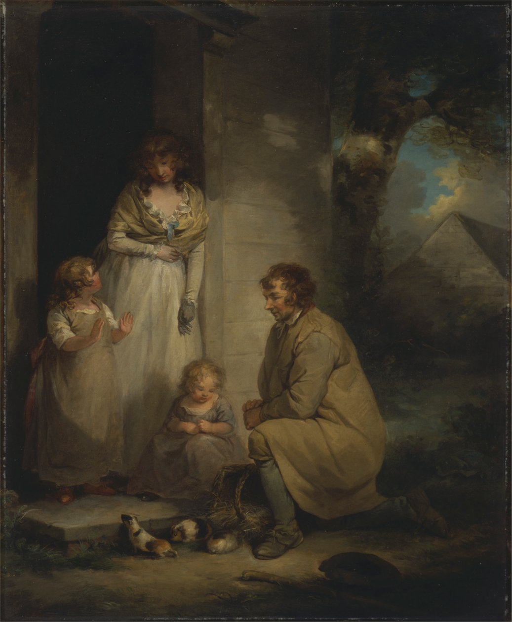 Venda de Porcos da Guiné de George Morland