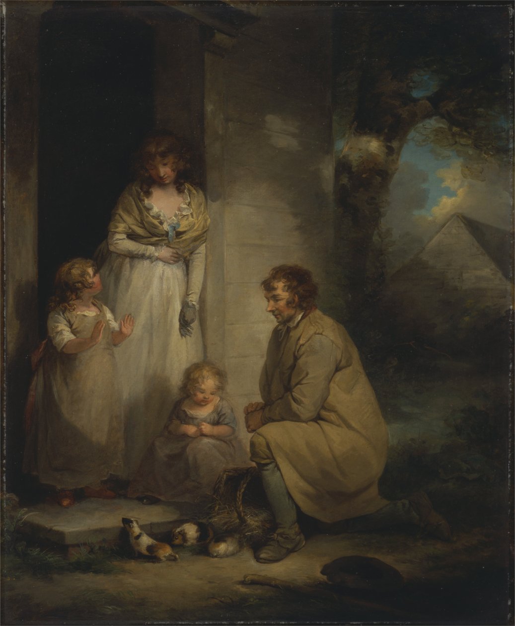 Venda de porquinhos-da-índia de George Morland