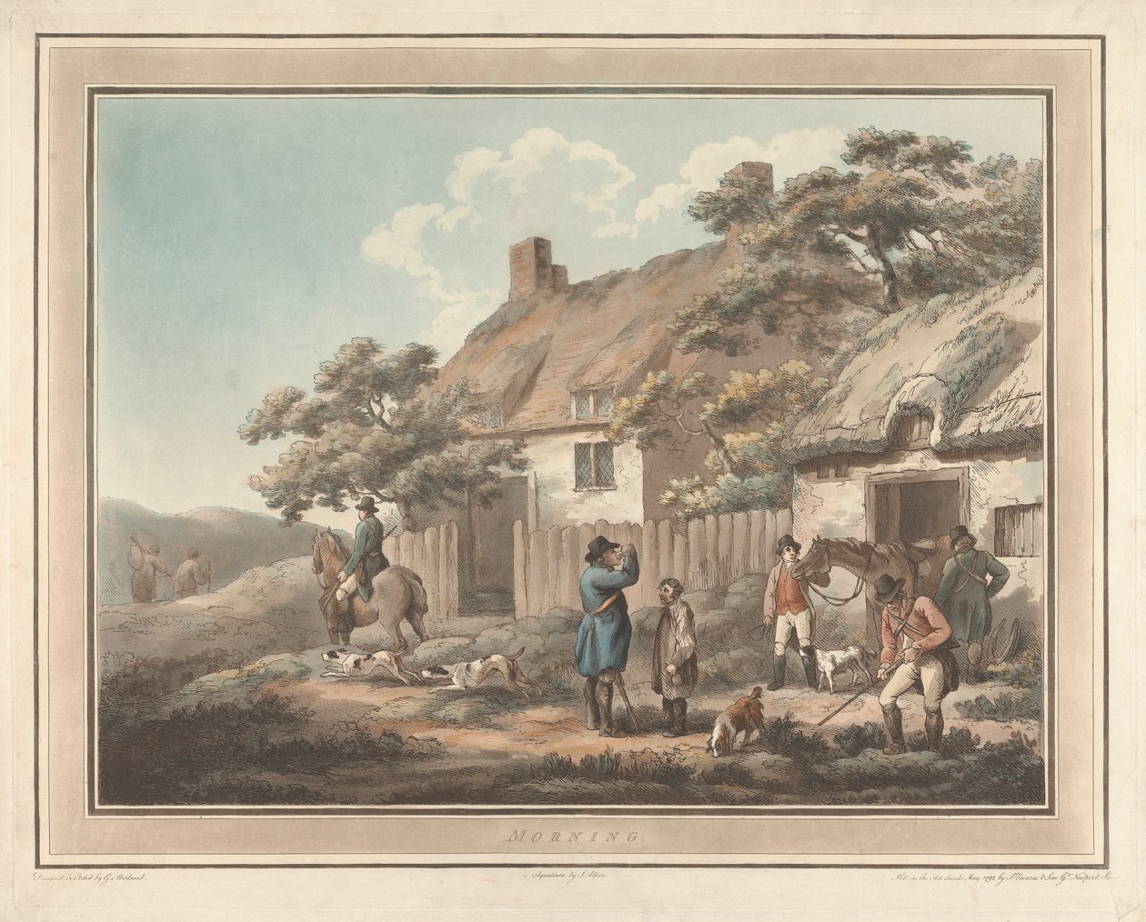 Tiroteio [um par]: 1. Manhã de George Morland