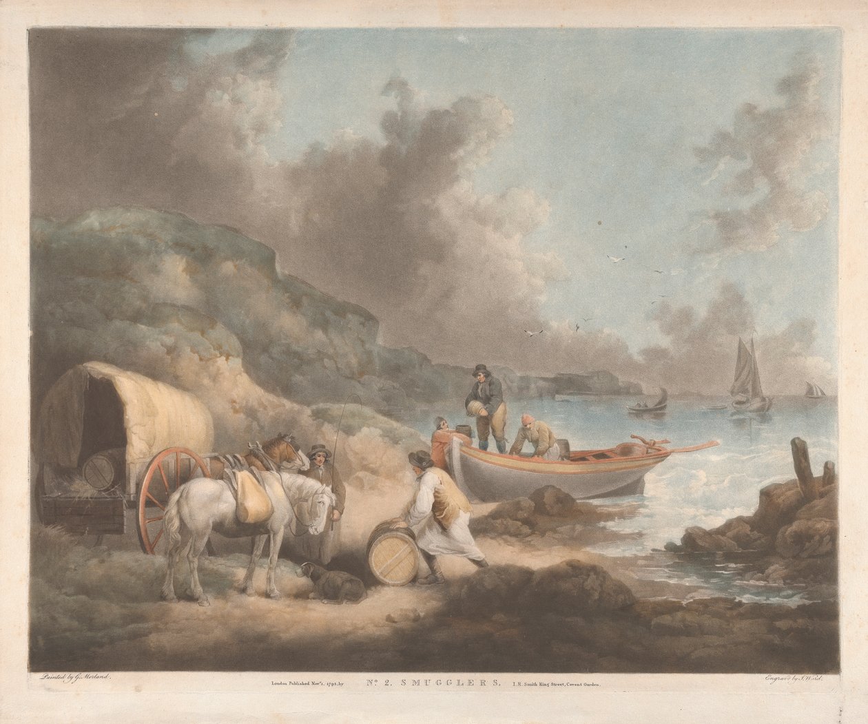 Contrabandistas de George Morland