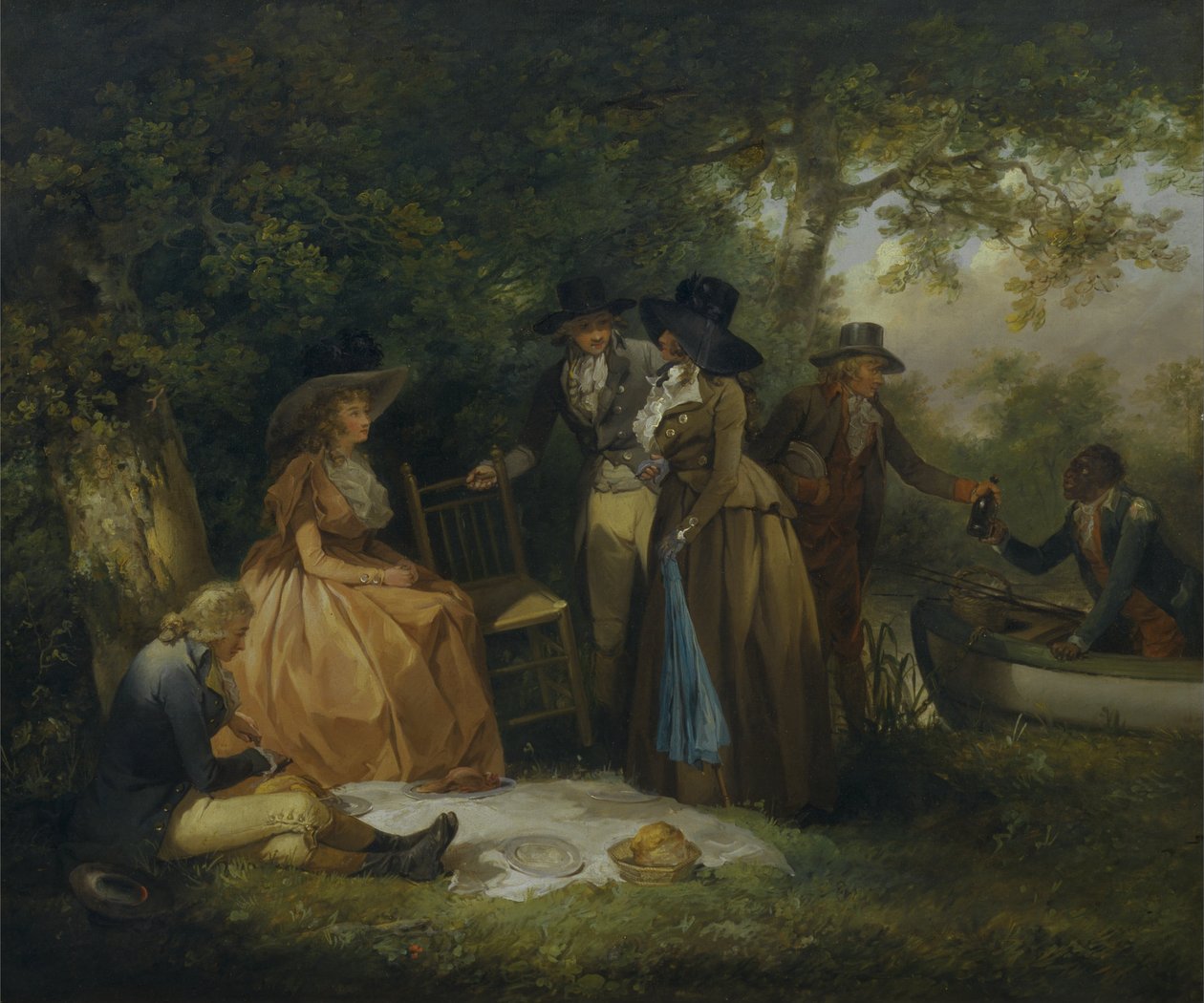 O repasto dos pescadores de George Morland