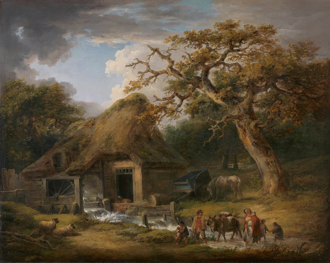 O antigo moinho de água de George Morland