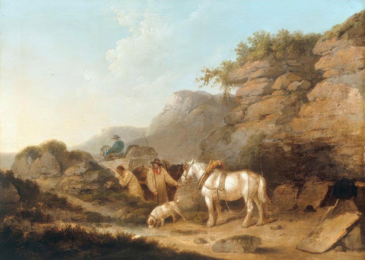 The Slate Quarry de George Morland