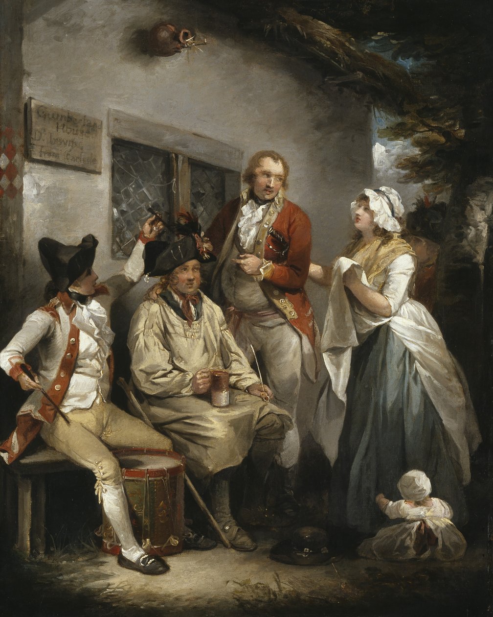Trepanando um recruta, c.1790 de George Morland