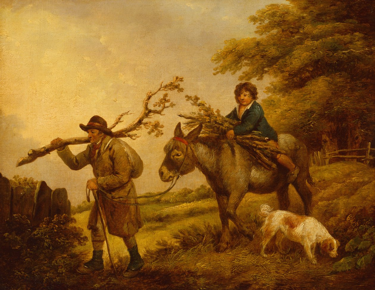 Colectores de Gémeos (óleo) de George Morland