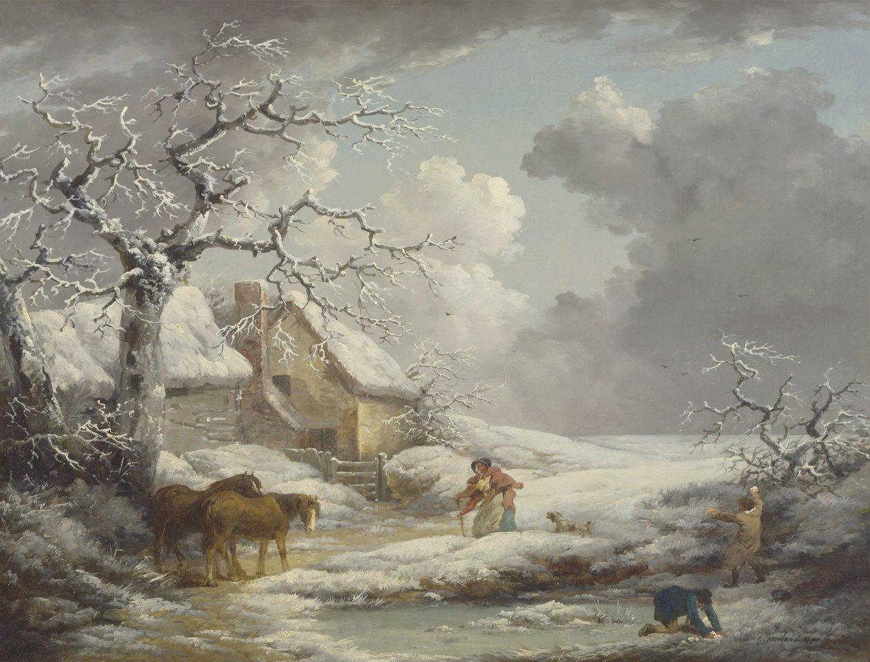 Paisagem de Inverno de George Morland