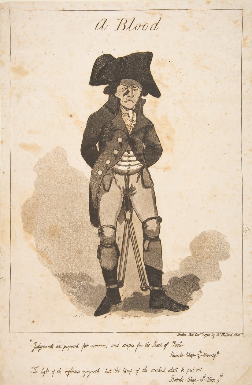 A Blood, 1 de dezembro de 1790. de George Moutard Woodward