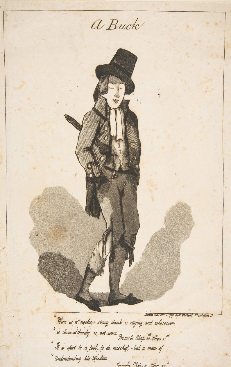 A Buck, 1 de dezembro de 1790. de George Moutard Woodward