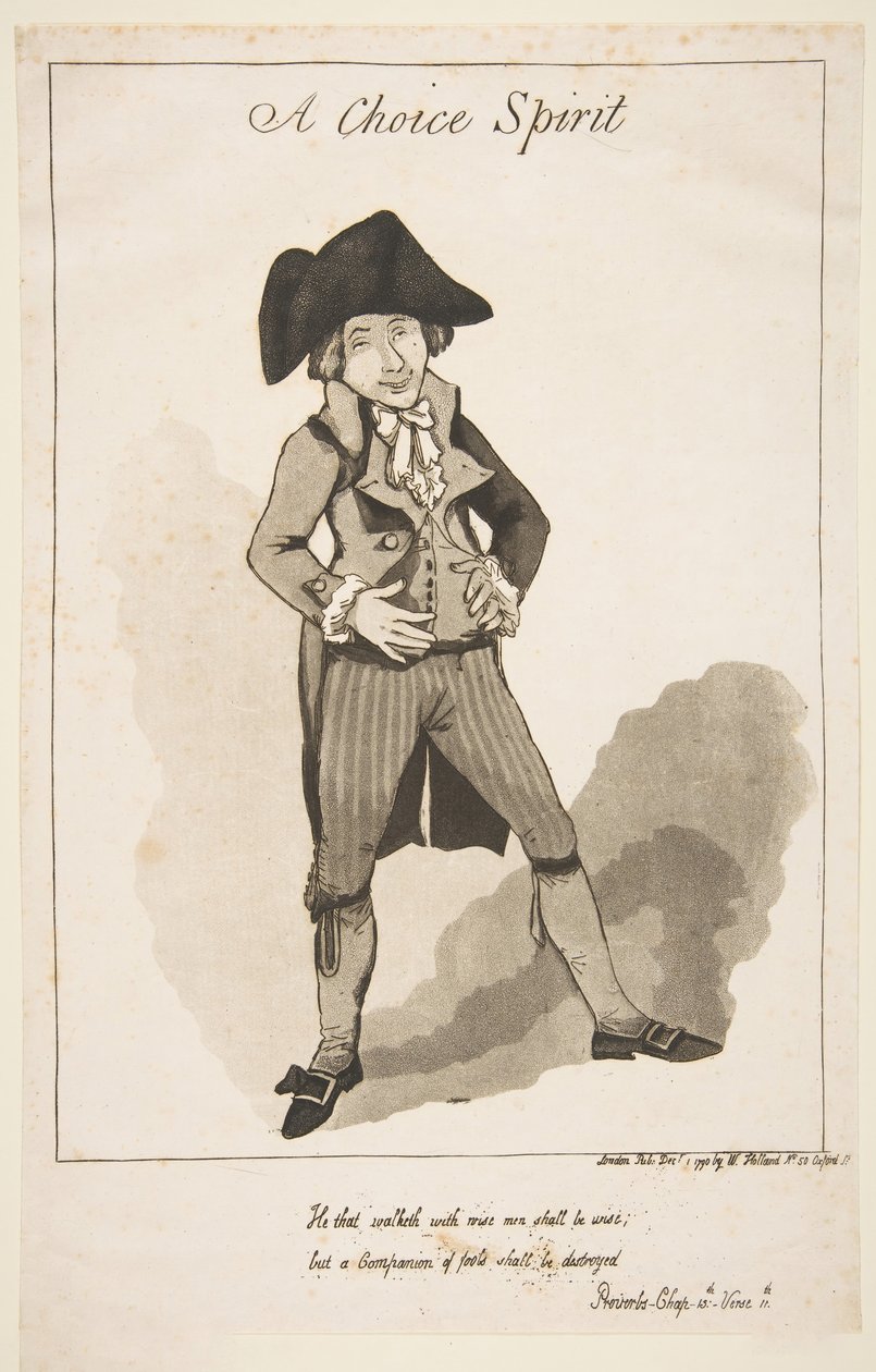 Um espírito de escolha, 1 de dezembro de 1790. de George Moutard Woodward