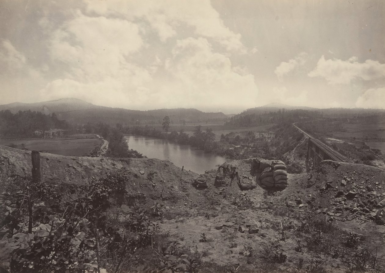 Allatoona do Etawah, década de 1860. de George N. Barnard