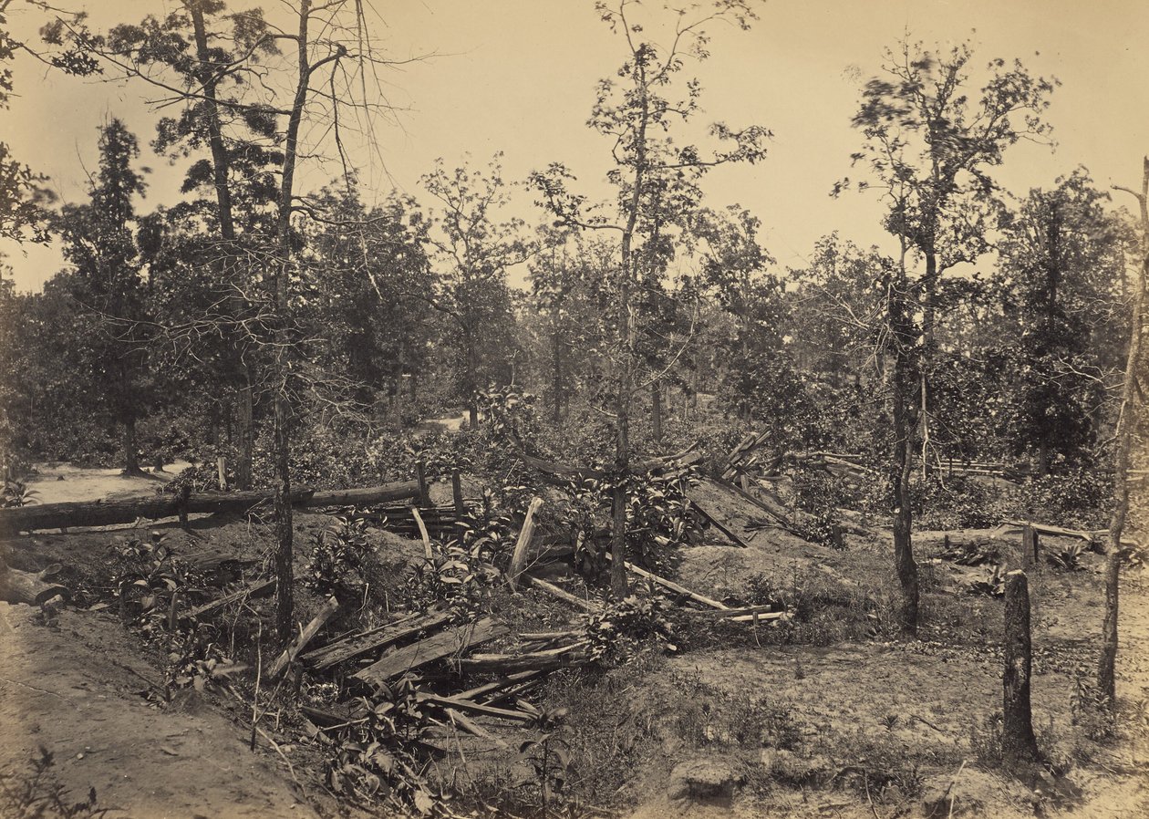 Campo de Batalha de Atlanta, Geórgia, 22 de julho de 1864, n.º 1 de George N. Barnard