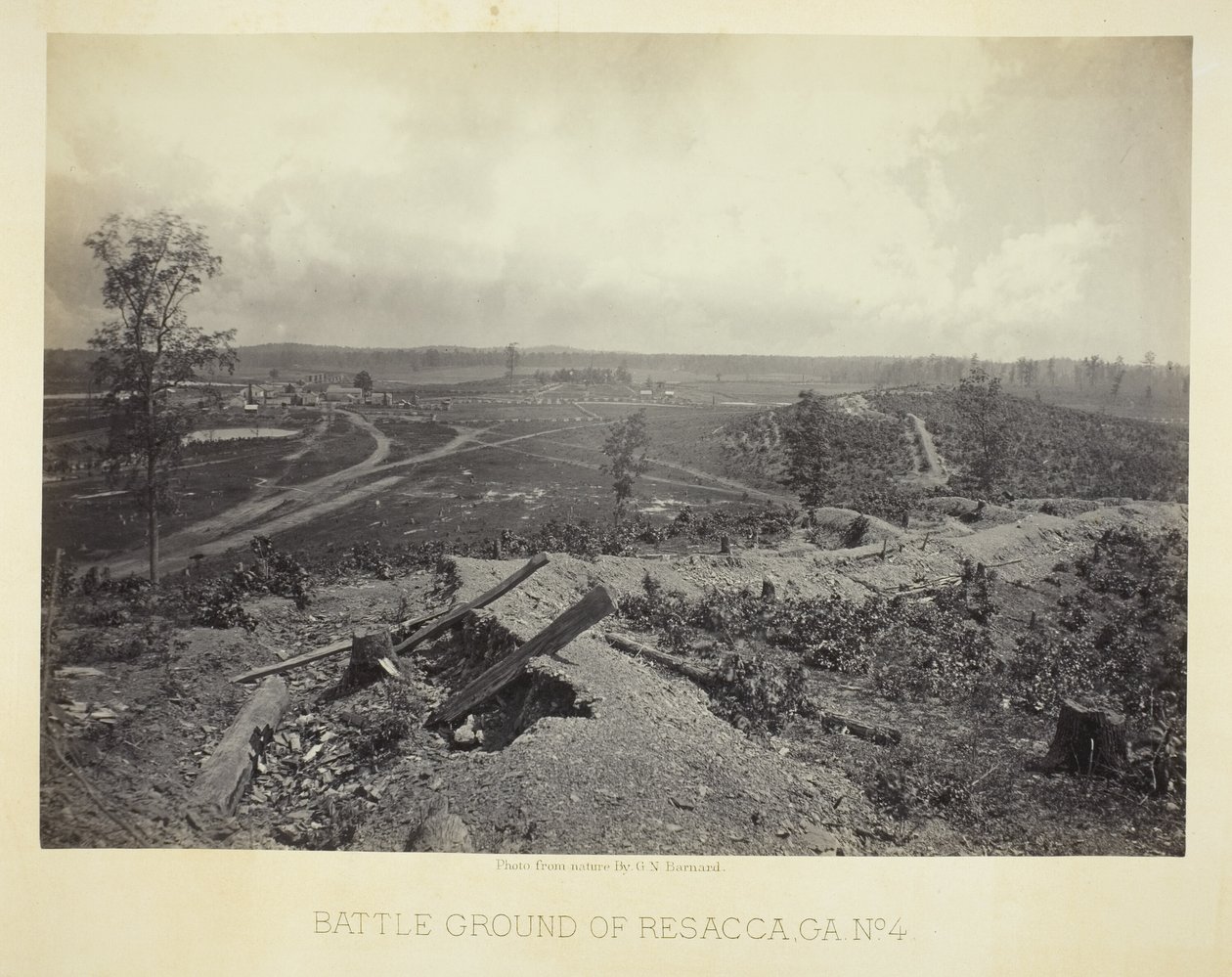 Campo de batalha de Resacca, GA, n.º 4 de George N. Barnard