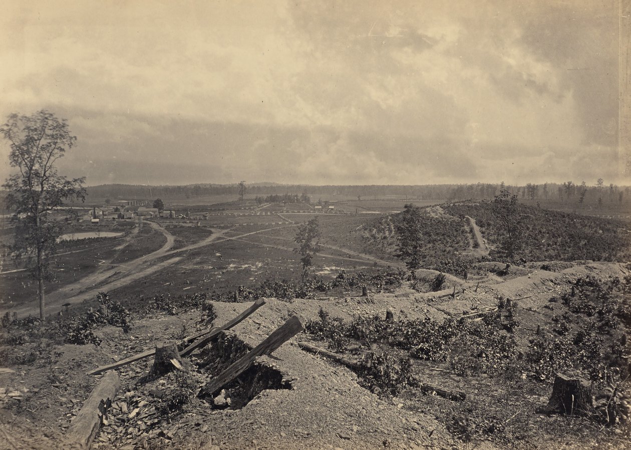 Campo de batalha de Resaca, Geórgia, n.º 4 de George N. Barnard
