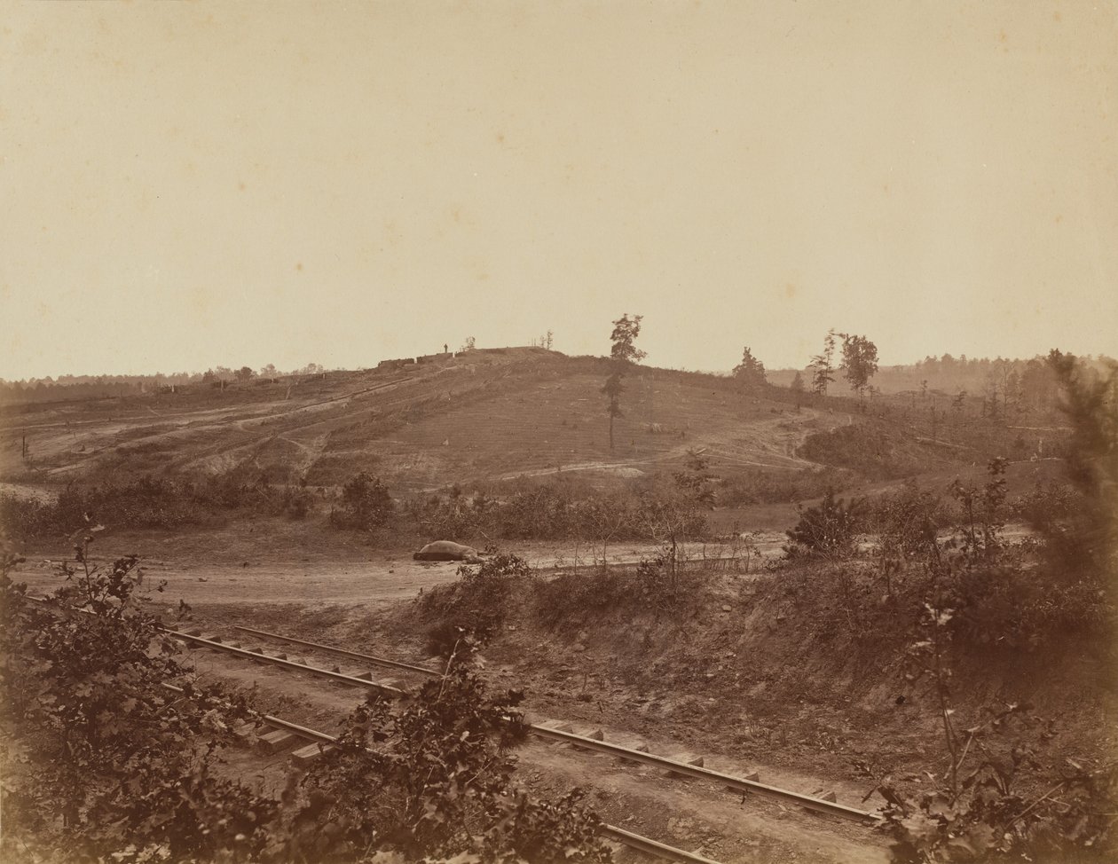 Campo de batalha em Atlanta de George N. Barnard