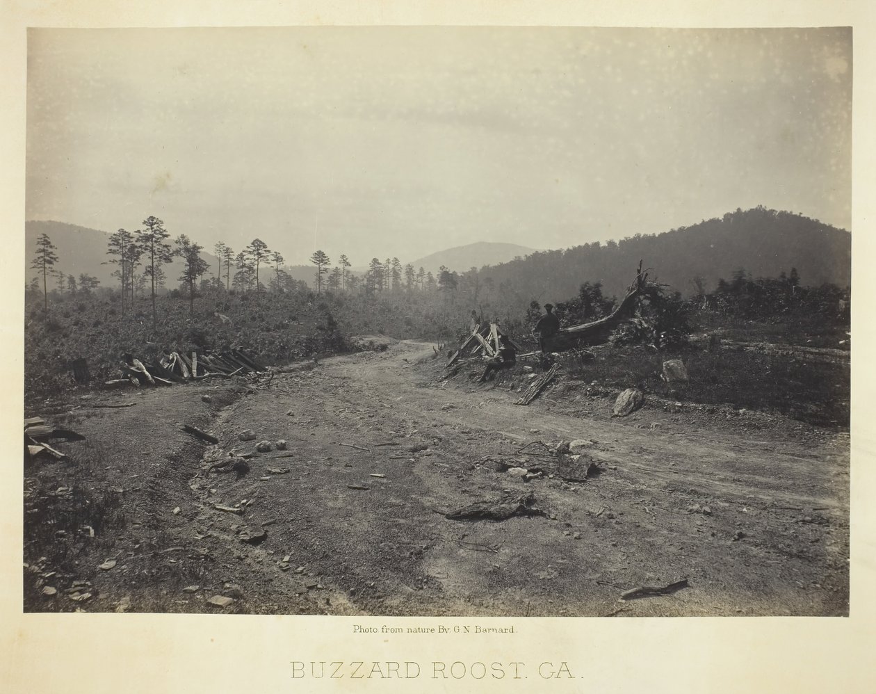 Buzzard Roost, GA, 1866. de George N. Barnard