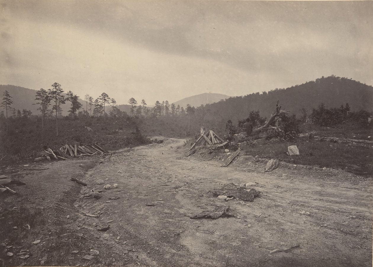 Buzzard Roost, Geórgia, década de 1860. de George N. Barnard