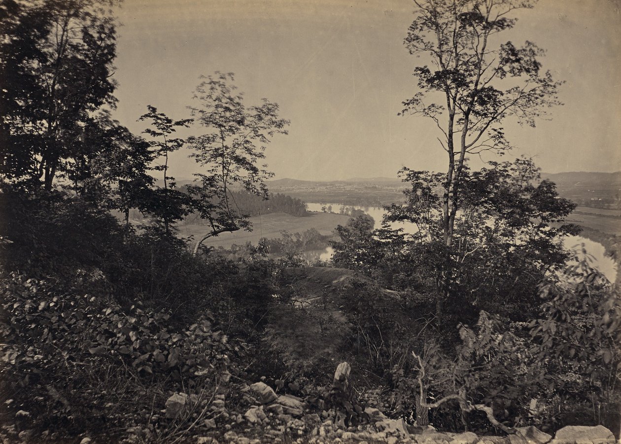 Vale de Chattanooga a partir de Lookout Mountain de George N. Barnard