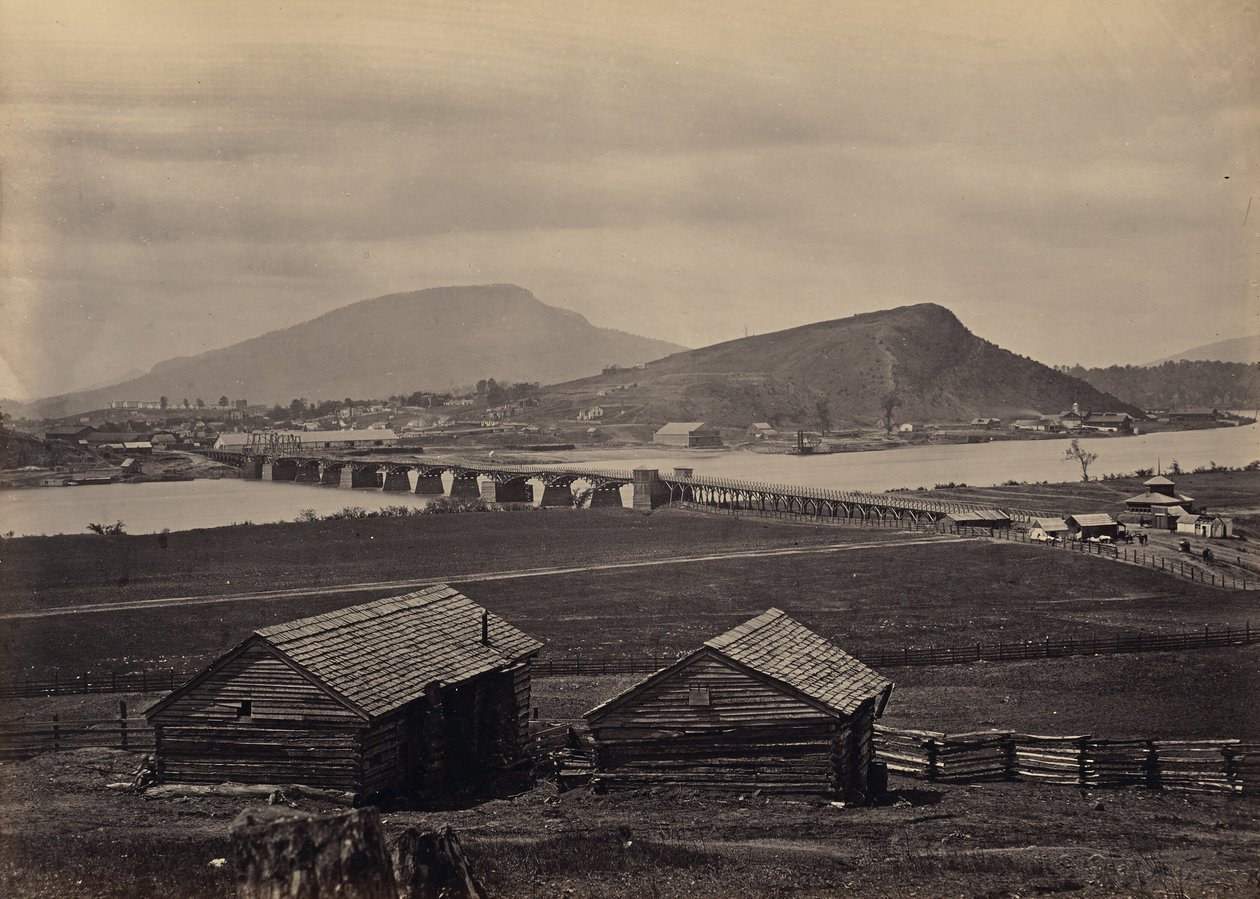 Chattanooga vista do norte de George N. Barnard