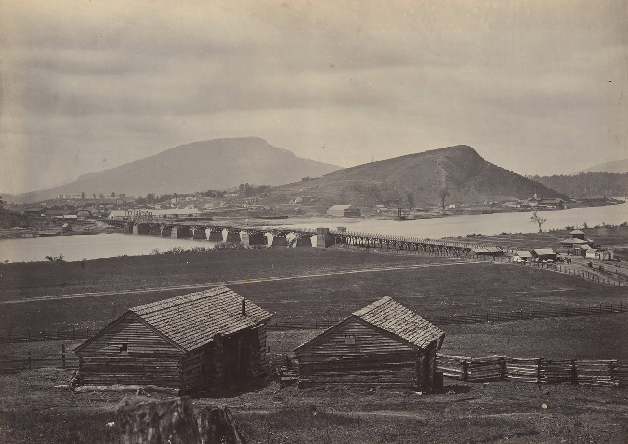 Chattanooga do Norte, década de 1860. de George N. Barnard