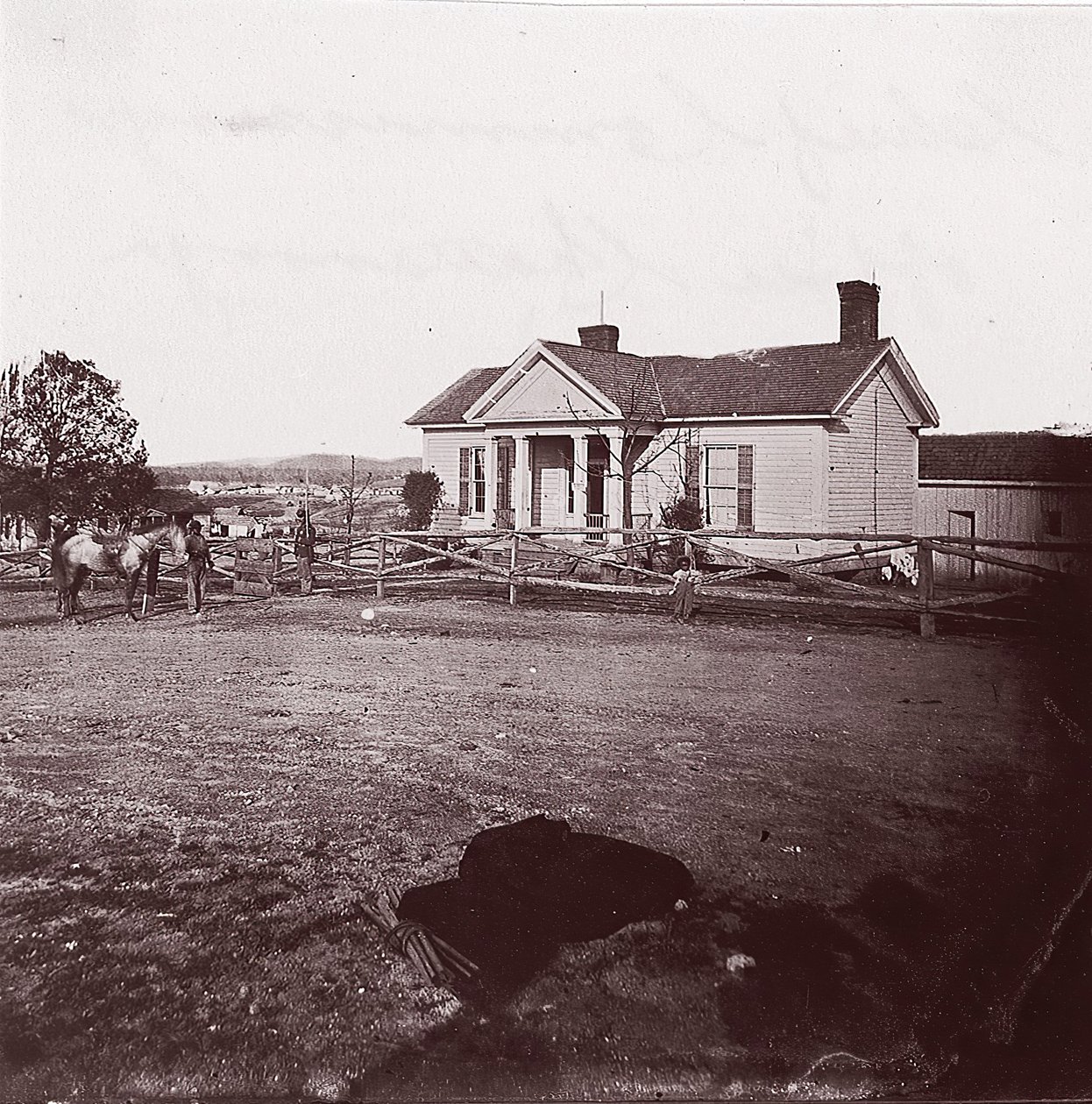 Gabinete do Comissariado Chefe, Chattanooga, ca. 1864. de George N. Barnard