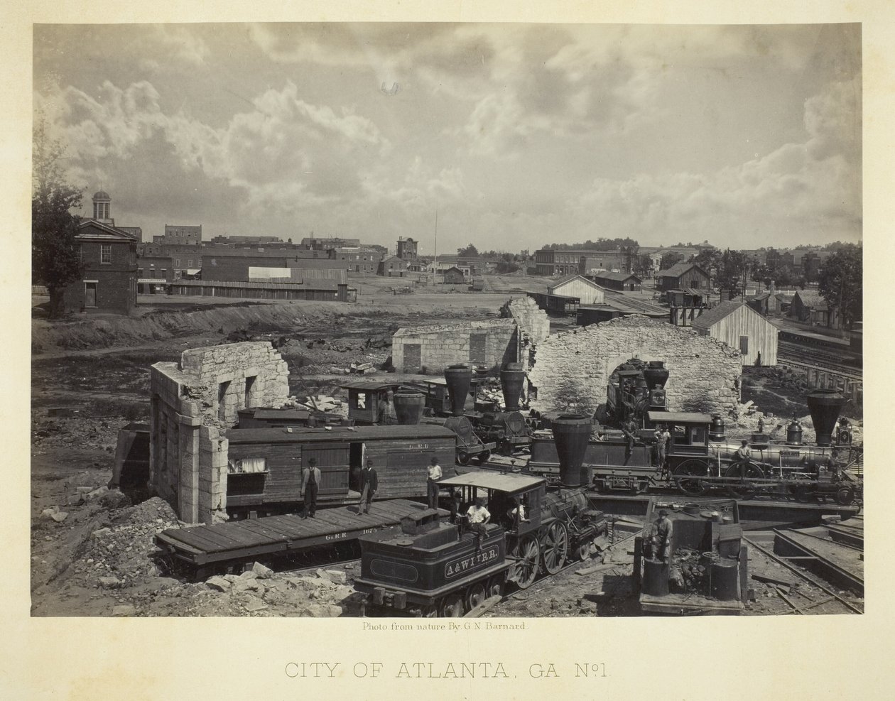 Cidade de Atlanta, GA, n.º 1 de George N. Barnard