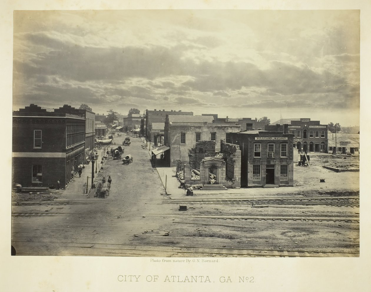 Cidade de Atlanta, GA, nº 2, 1866. de George N. Barnard