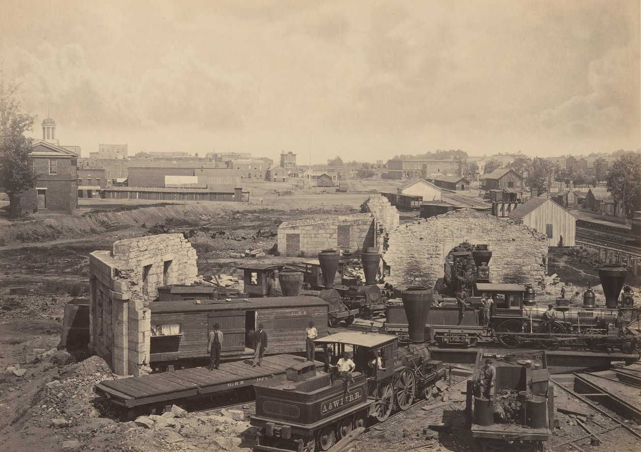 Cidade de Atlanta, Geórgia nº 1, década de 1860. de George N. Barnard