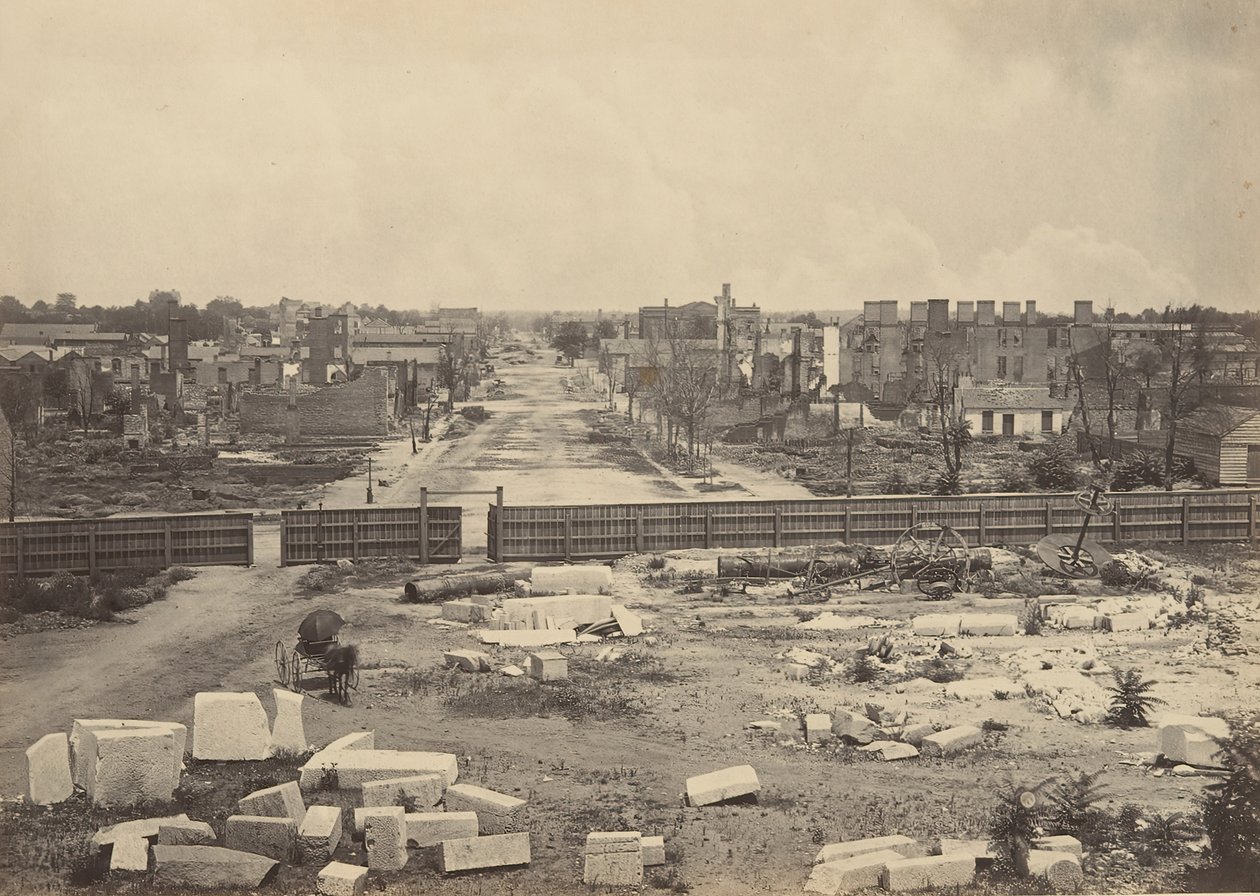 Columbia do Capitólio, década de 1860. de George N. Barnard