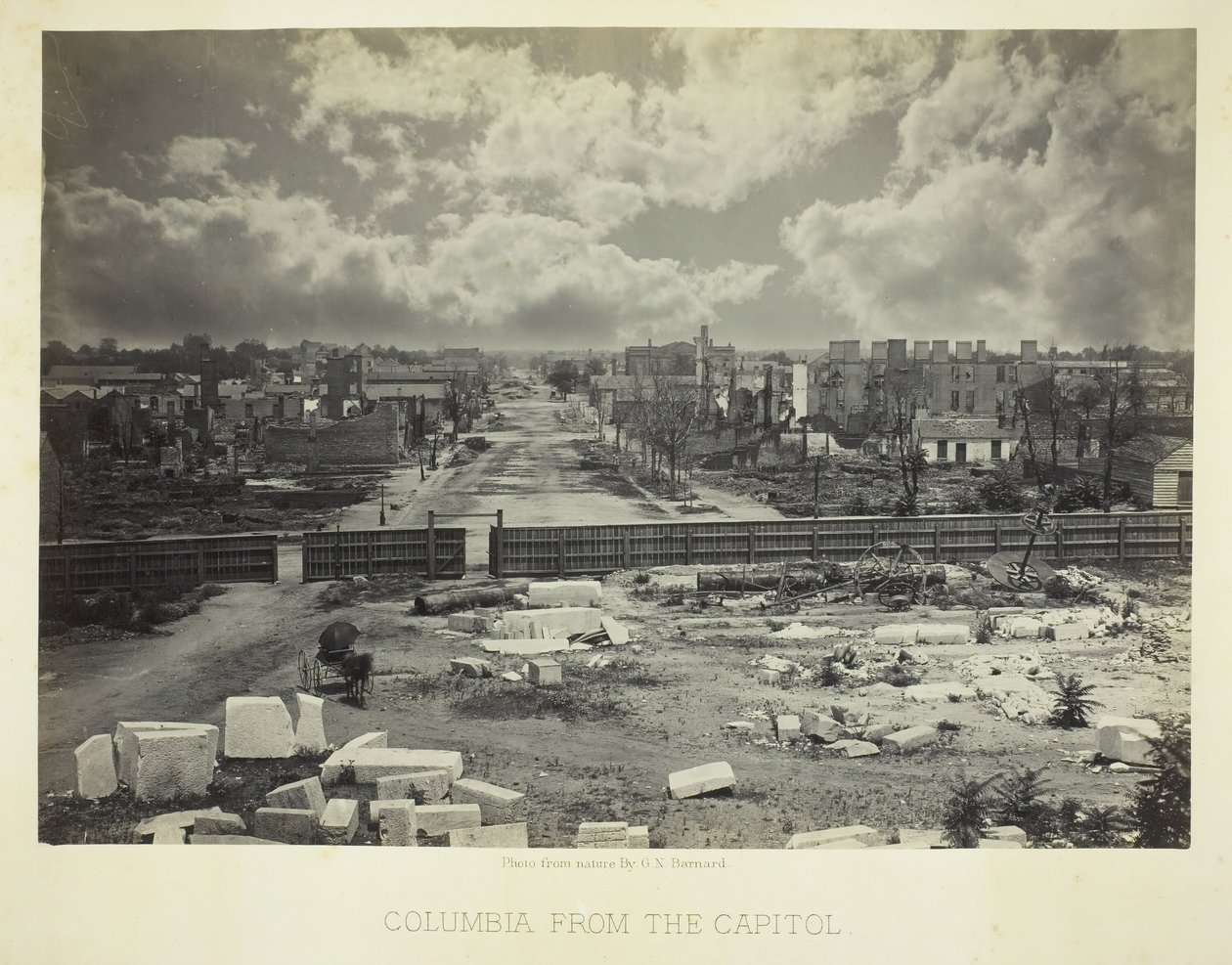 Columbia do Capitólio, 1866. de George N. Barnard