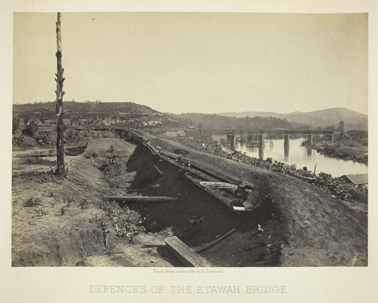 Defesas da ponte de Etawah de George N. Barnard