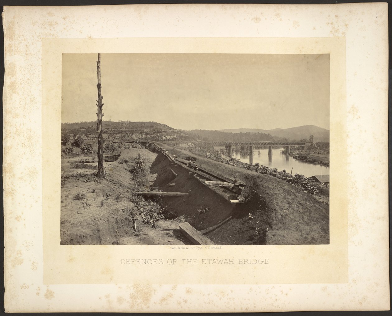 Defesas da ponte de Etawah de George N. Barnard