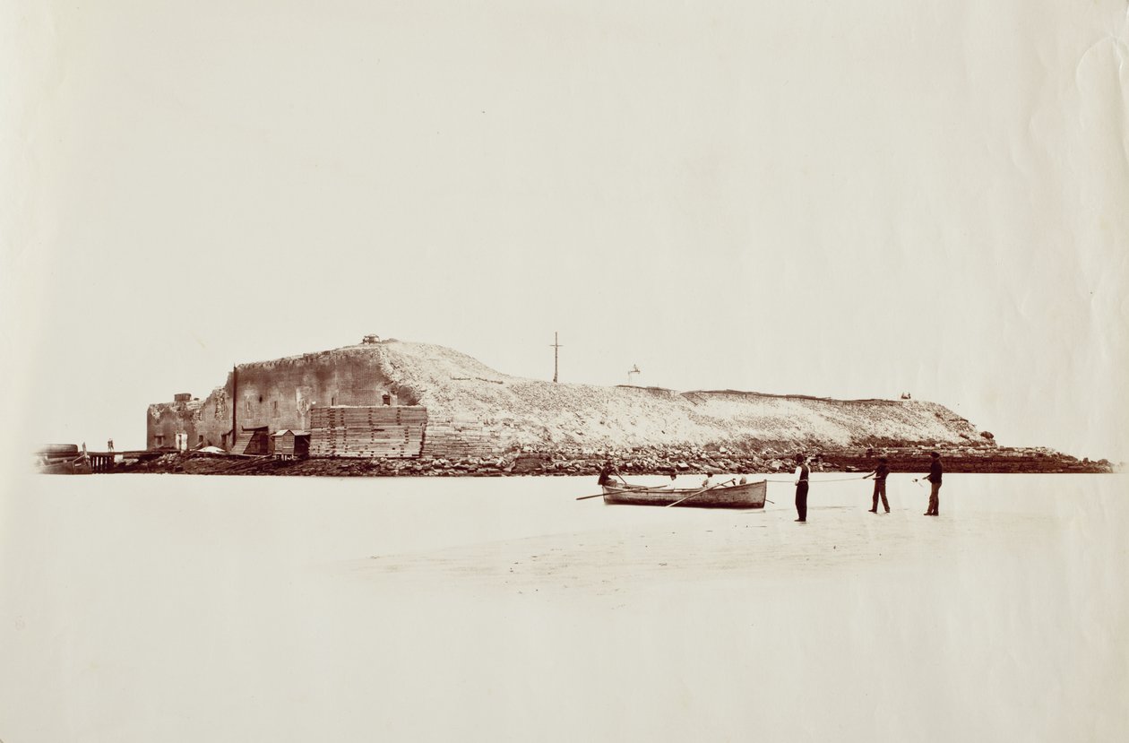 Forte Sumter, exterior, a 3 1/2 milhas de Charleston de George N. Barnard