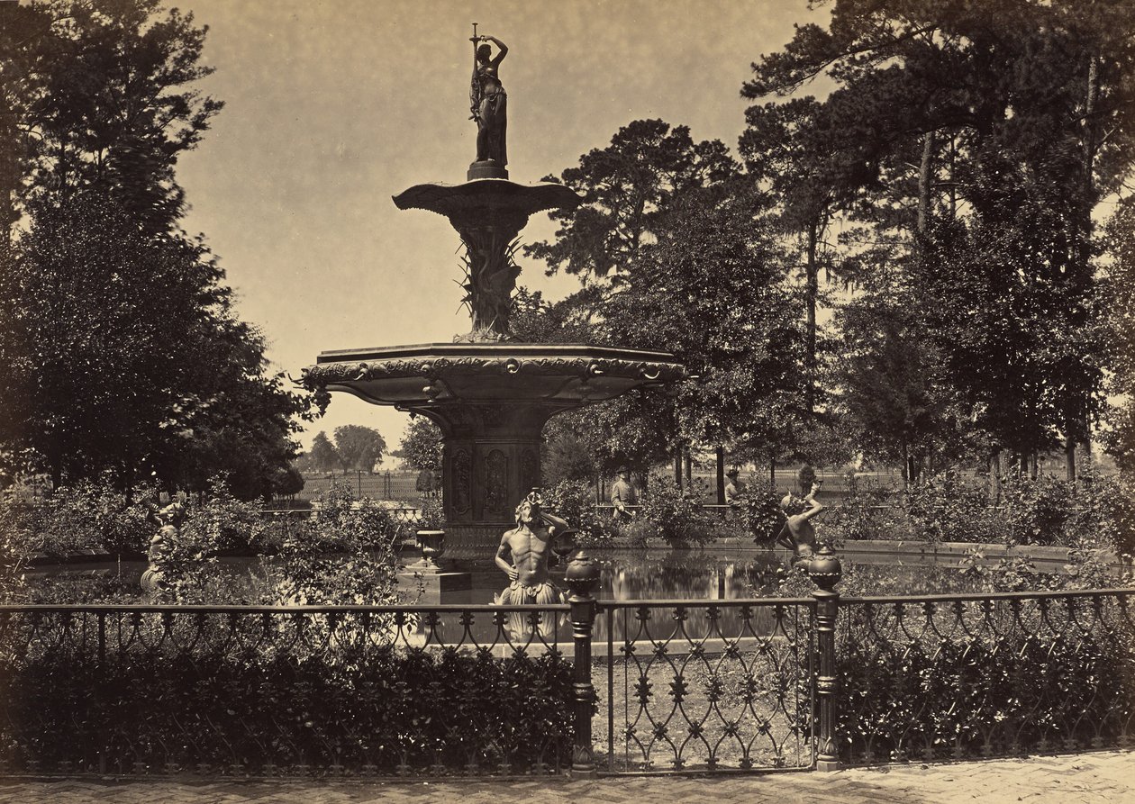 [Fountain Savannah, Geórgia] de George N. Barnard