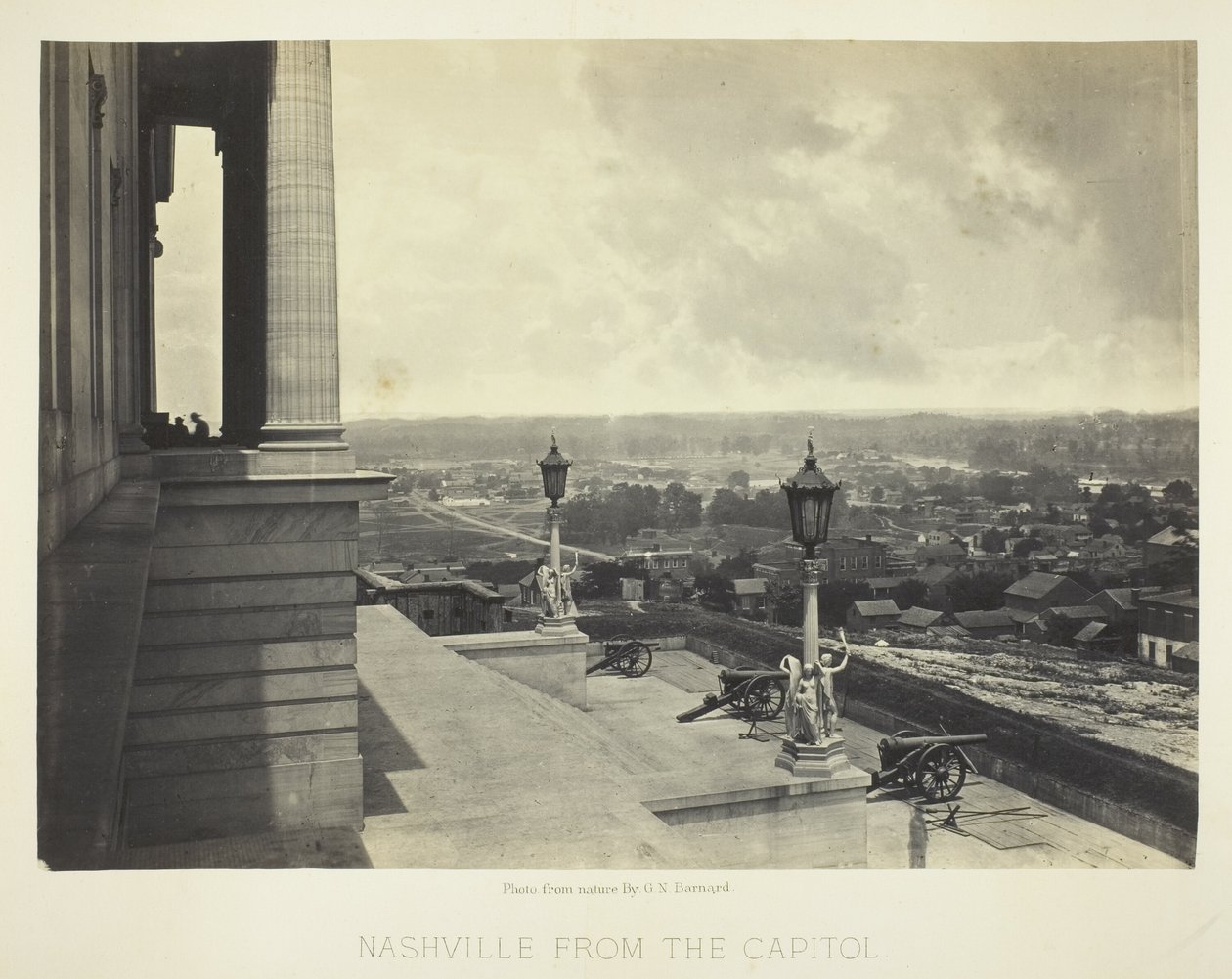 Nashville a partir do Capitólio de George N. Barnard