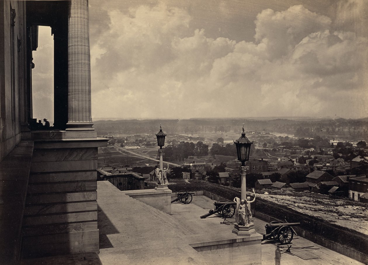 Nashville vista do Capitólio de George N. Barnard
