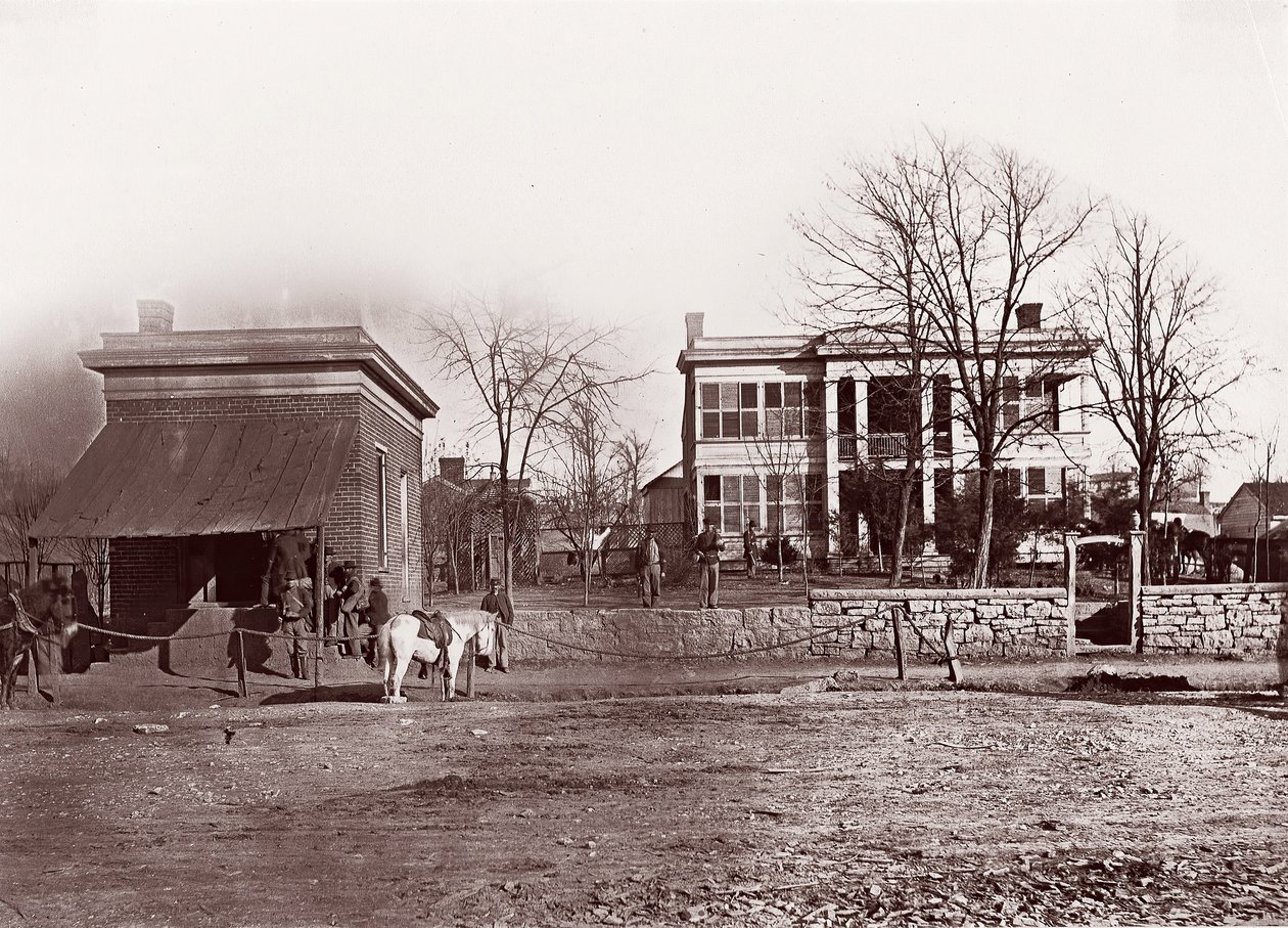 Sede do Reitor Marshals, Chattanooga, ca. 1864. de George N. Barnard