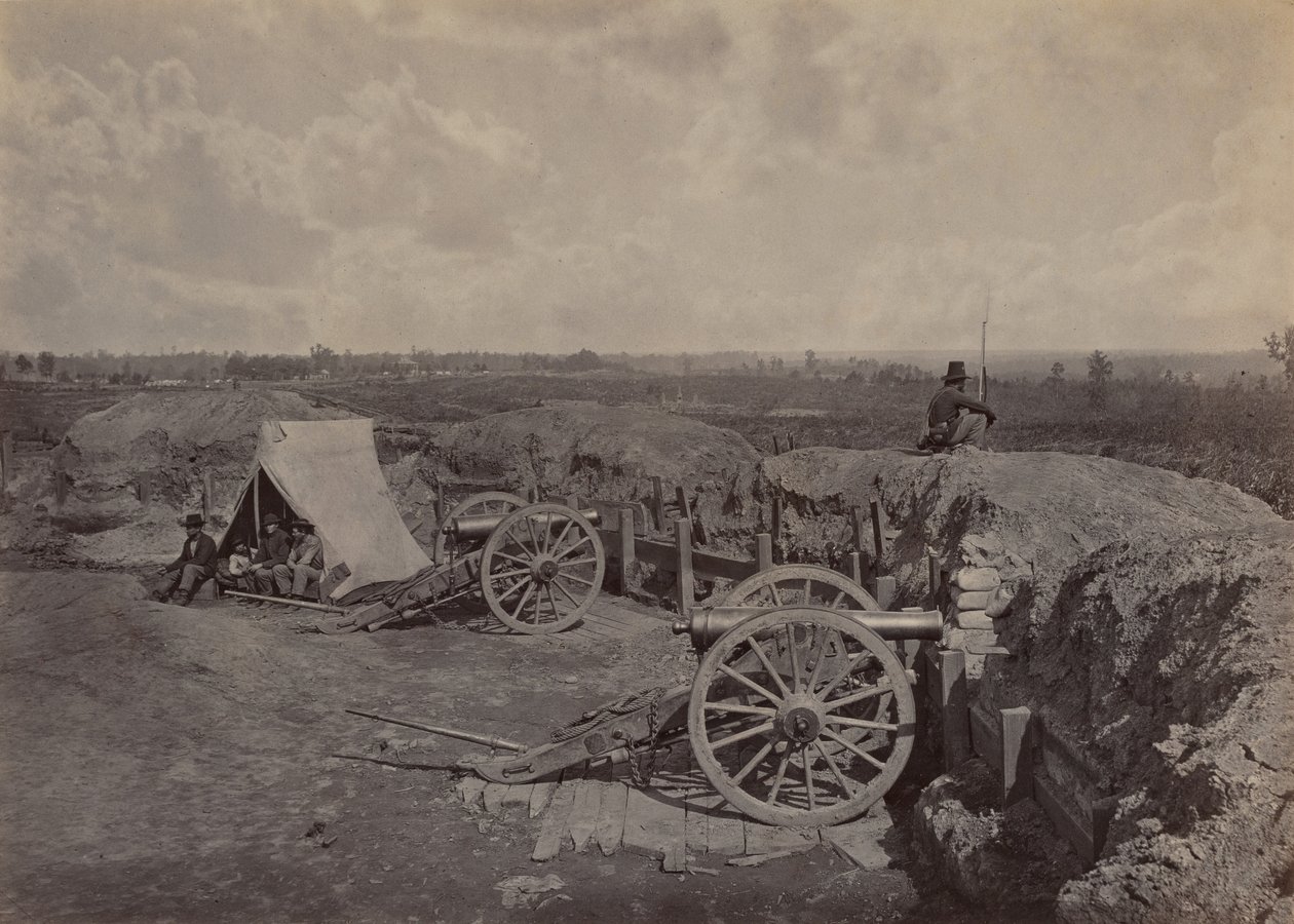 Rebel Works in Front of Atlanta, GA, No. 4, 1864. de George N. Barnard