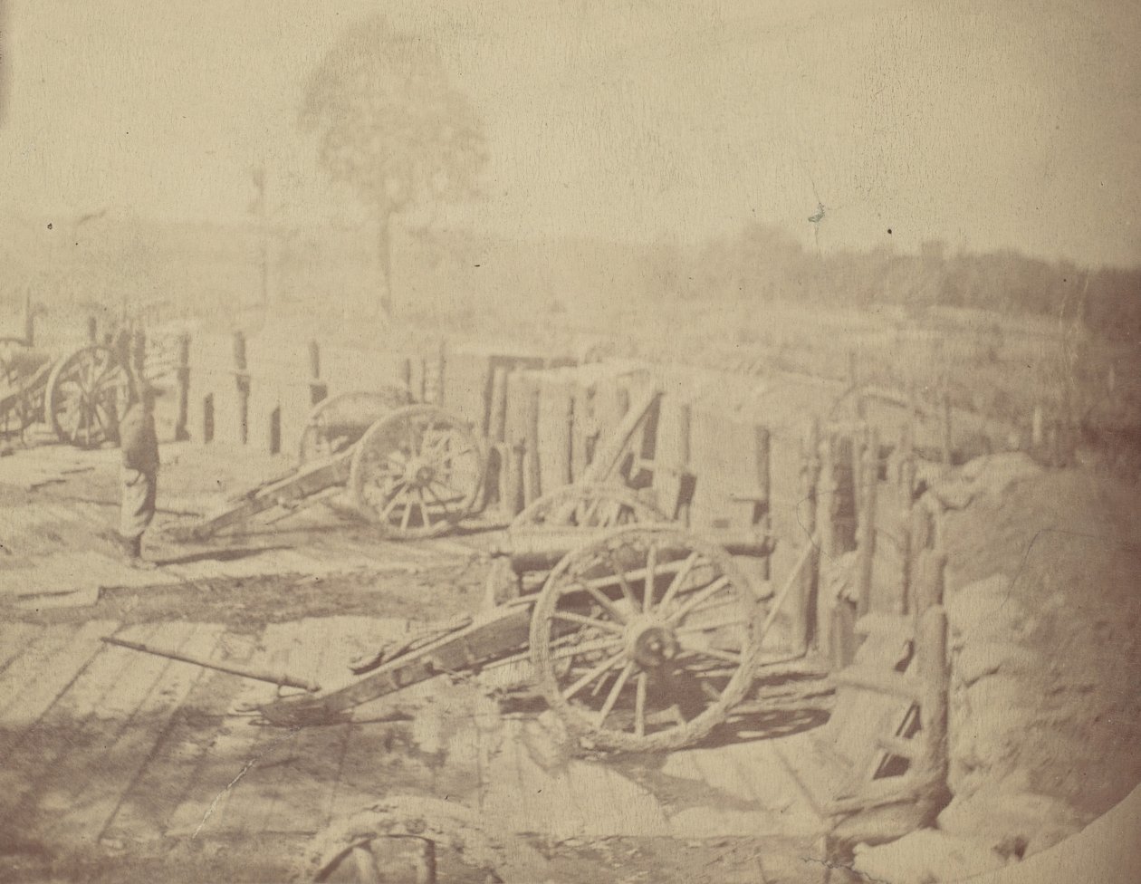 Rebel Works in Front of Atlanta, Georgia, nº 2, 1864. de George N. Barnard