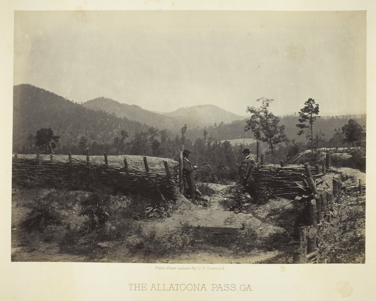 Passagem de Allatoona, GA de George N. Barnard