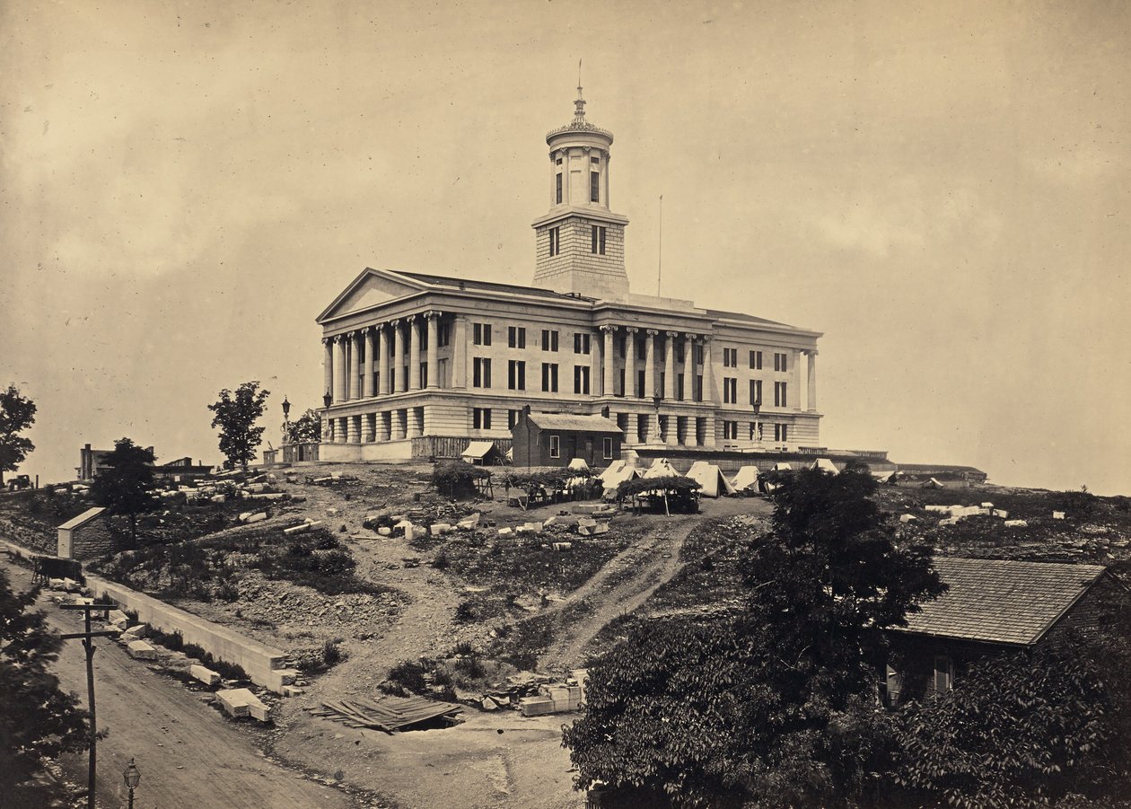 O Capitólio, Nashville, Tennessee de George N. Barnard