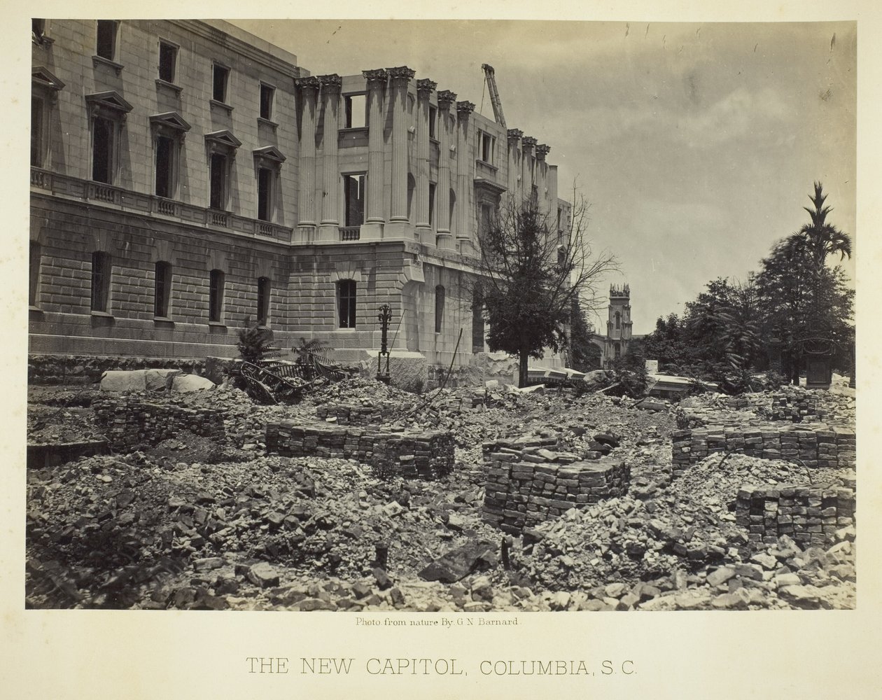 O Novo Capitólio, Columbia, SC de George N. Barnard