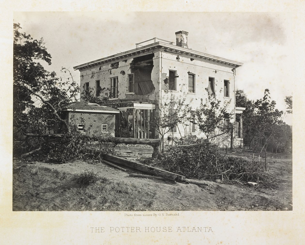 A casa Potter, Atlanta de George N. Barnard