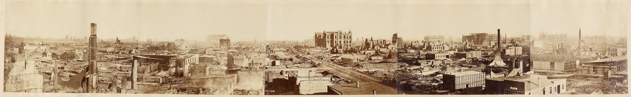 Sem título (Chicago após o incêndio de Chicago) de George N. Barnard