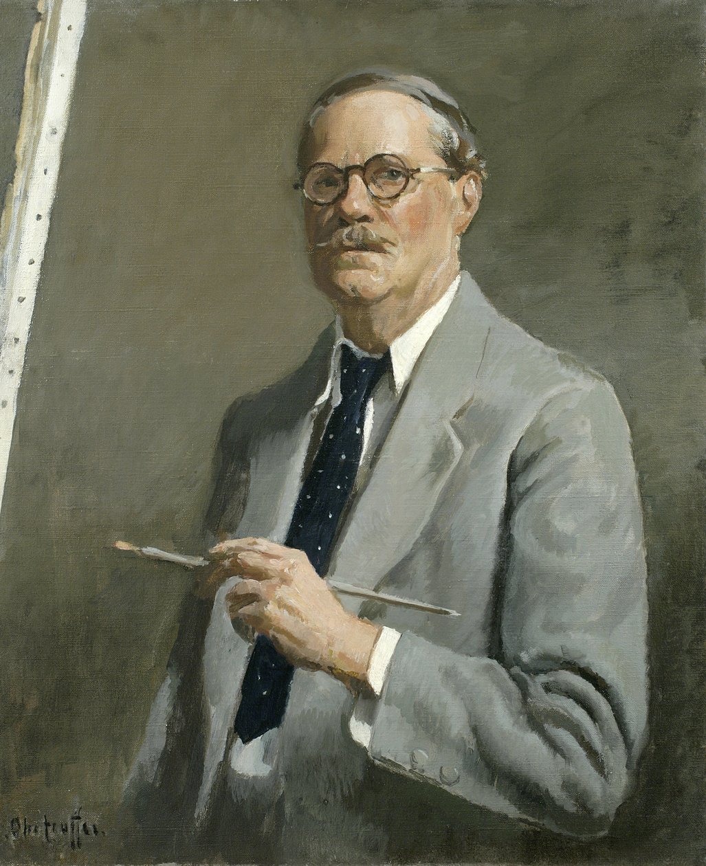 Auto-retrato de George Oberteuffer