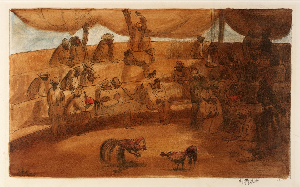 Luta de galos, Santo Domingo de George Overbury Pop Hart