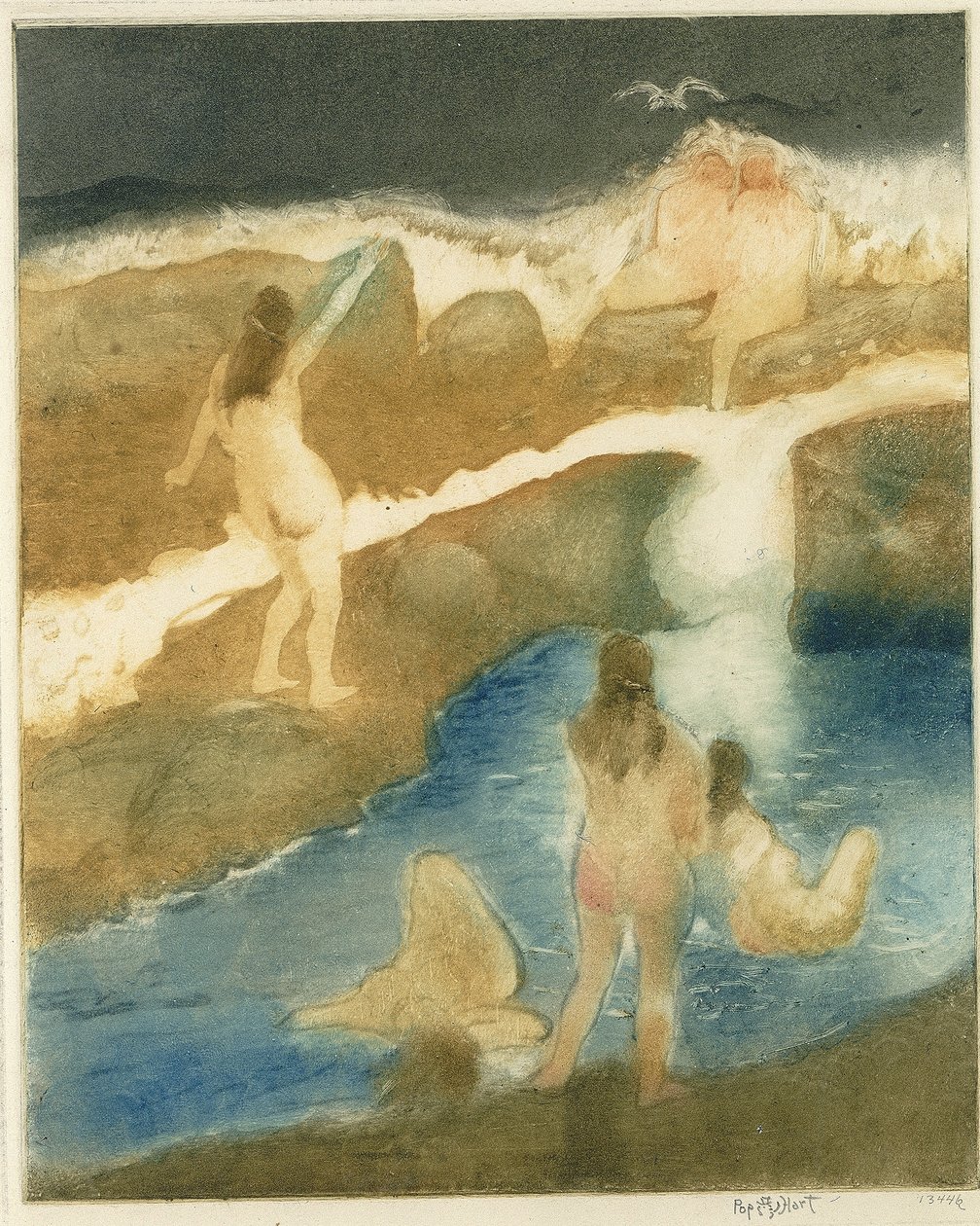 Ondas do mar de George Overbury Pop Hart
