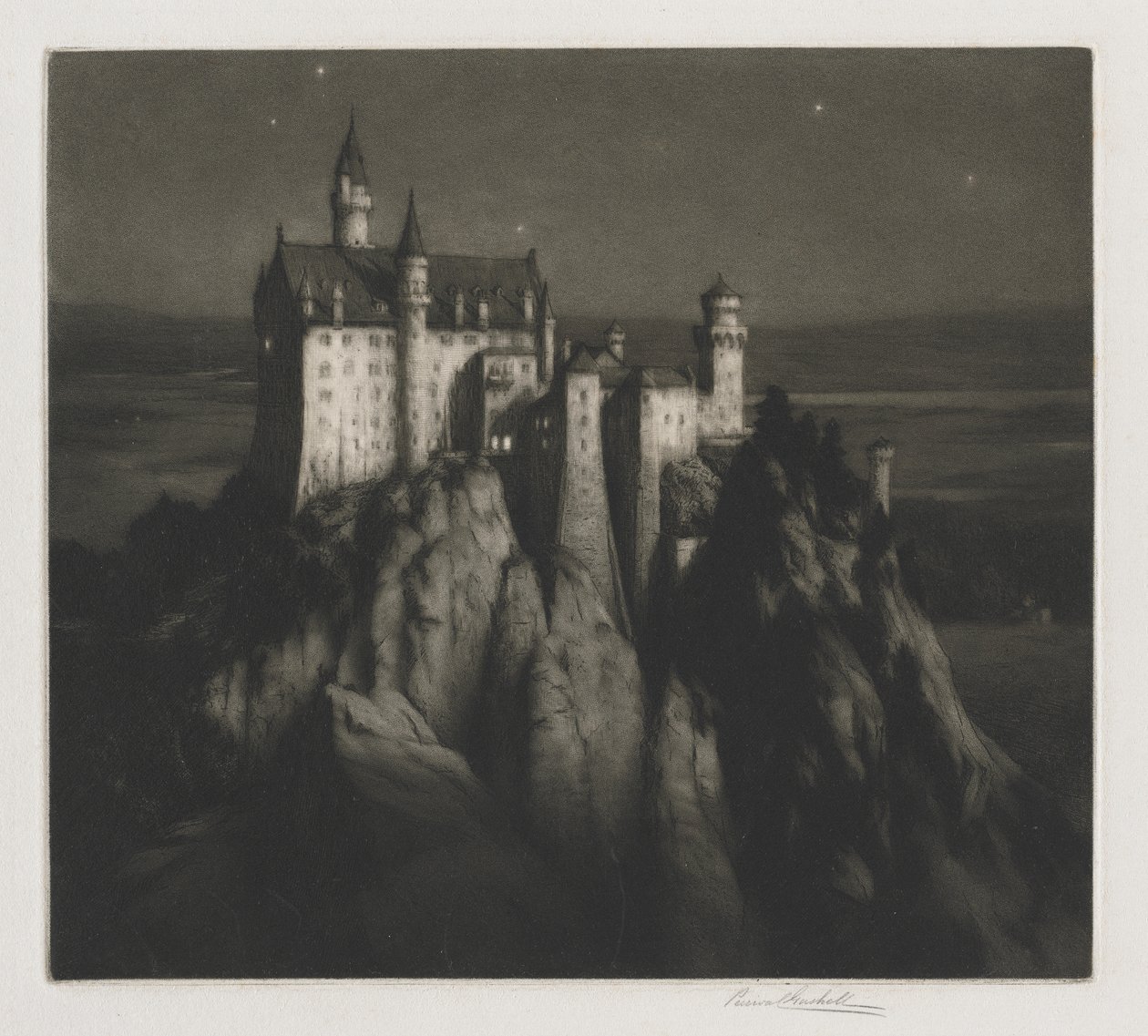 Castelo Neuschwanstein de George Percival Gaskell