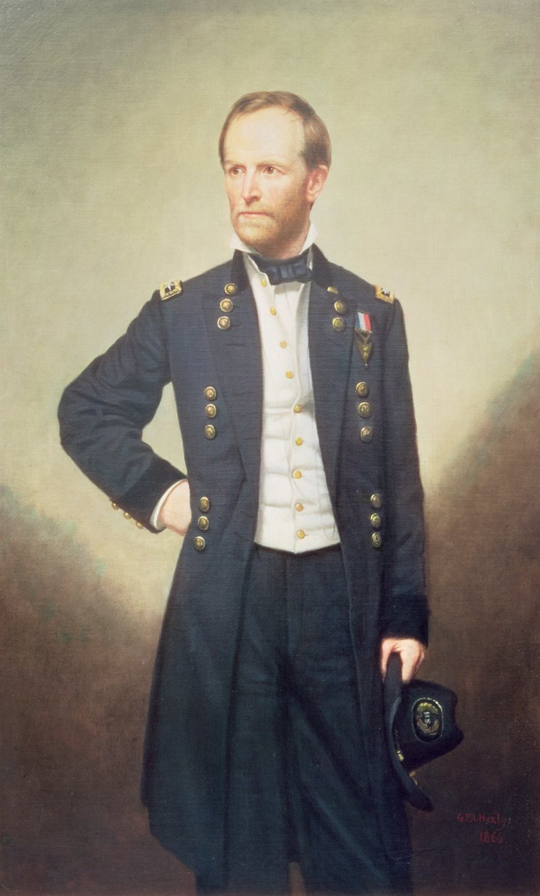 General William Sherman (1820-91) 1866 de George Peter Alexander Healy