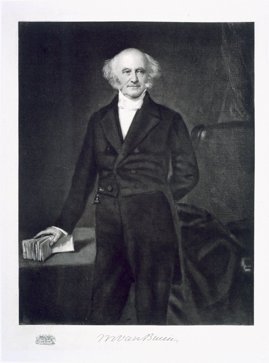 Martin Van Buren, 8º Presidente dos Estados Unidos da América, pub. 1901 (fotogravura) de George Peter Alexander Healy