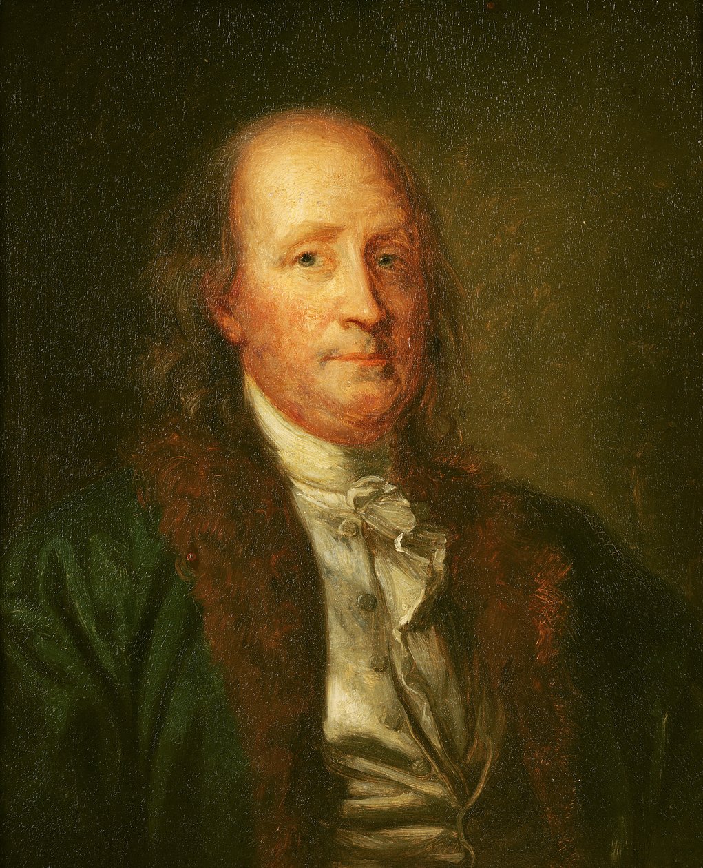 Retrato de Benjamin Franklin (1706-90) de George Peter Alexander Healy